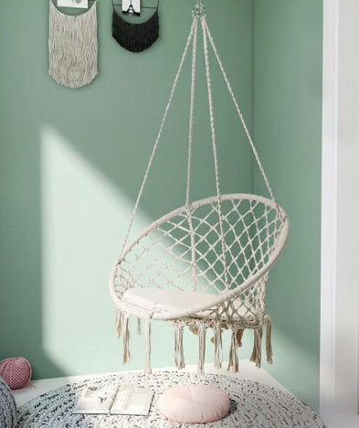 Silla Hamaca de Macramé